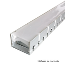 Perfil LED flexible de superficie de 30 mm x 20 mm con difusor de silicona