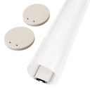 Perfil LED cilíndrico de ø 60 mm