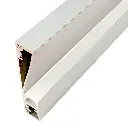 Perfil LED para rodapié o pared de 80 mm x 16,1 mm 