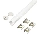 Perfil LED cilíndrico de ø 20,4 mm