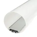Perfil LED cilíndrico extra grande de ø 120 mm