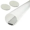 Perfil LED cilíndrico extra grande de ø 120 mm