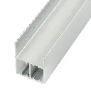 Perfil LED para muebles con iluminación bidireccional de 26,9 mm x 20 mm