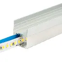 Perfil LED para muebles con iluminación bidireccional de 26,9 mm x 20 mm