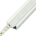 Perfil LED para muebles especialmente de cocina de 26 mm x 10,4 mm