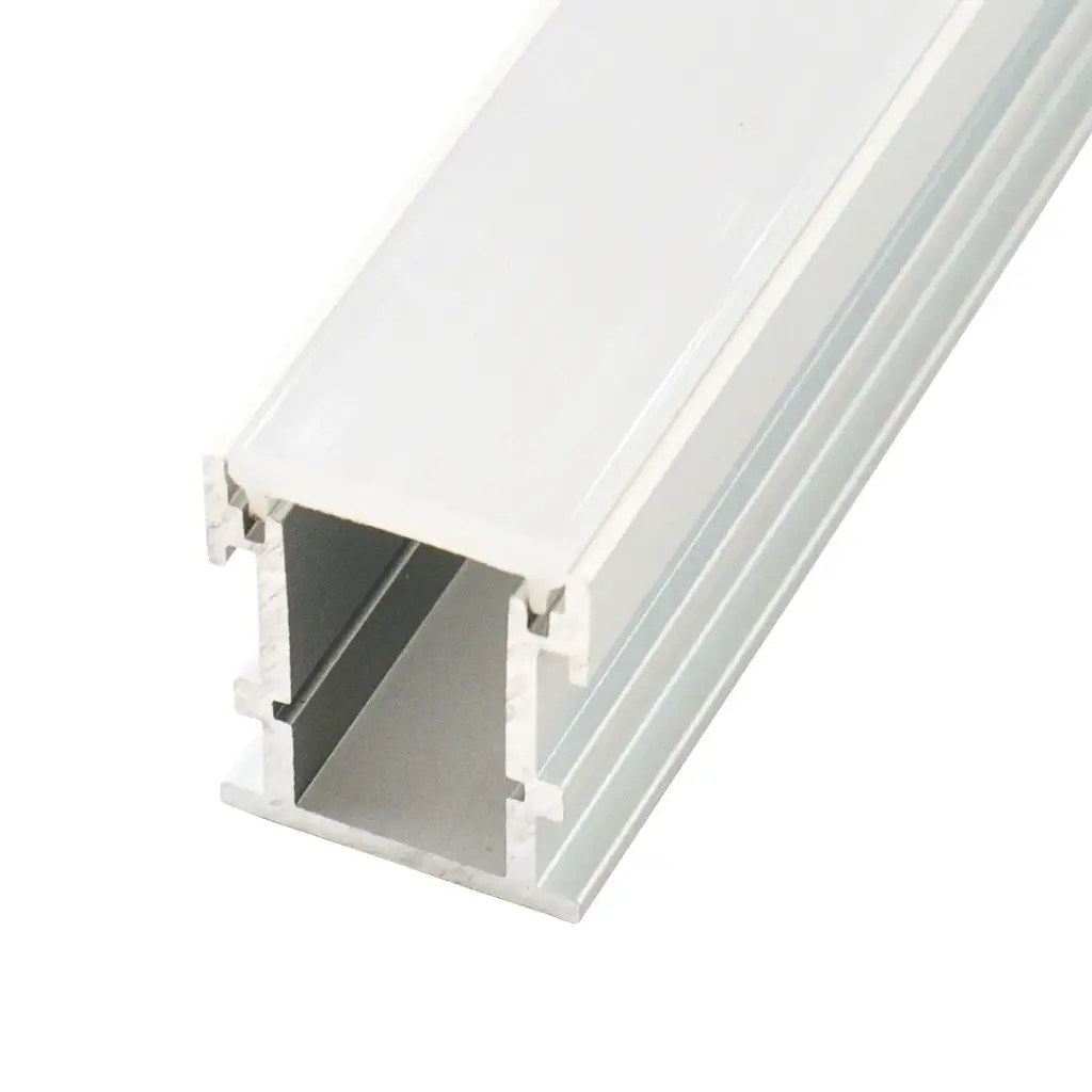 Perfil LED empotrable en el suelo de exteriores 21,8 mm x 25,8 mm