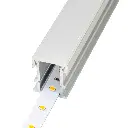Perfil LED empotrable en el suelo de exteriores 21,8 mm x 25,8 mm
