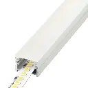 Perfil LED empotrable en el suelo de interiores de 16 mm x 12,55 mm