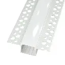 Perfil LED para empotrar en una obra de 63,4 mm x 20,4 mm