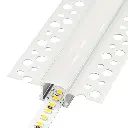 Perfil LED para empotrar en una obra de 57,2 mm x 14,5 mm