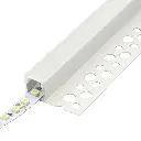 Perfil LED para empotrar en una obra de 32,37 mm x 13,65 mm