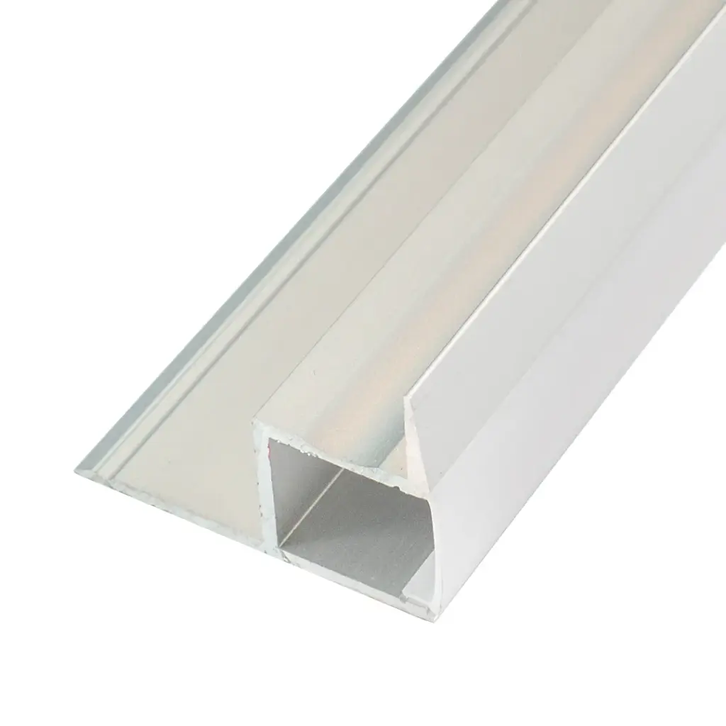 Perfil LED para empotrar en una obra de 35,5 mm x 45 mm