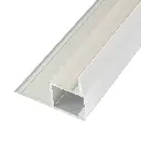 Perfil LED para empotrar en una obra de 35,5 mm x 45 mm