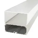 Perfil LED de superficie con opción colgante de 80 mm x 75,2 mm