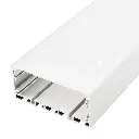 Perfil LED colgante de 75 mm x 35 mm