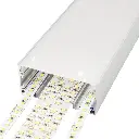 Perfil LED colgante de 75 mm x 35 mm