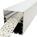 Perfil LED colgante de 70 mm x 80 mm