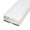 Perfil LED de superficie con opción colgante de 55 mm x 32 mm