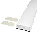 Perfil LED de superficie con opción colgante de 55 mm x 32 mm