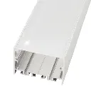 Perfil LED de superficie con opción colgante de 50 mm x 35 mm