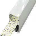 Perfil LED colgable de 35,22 mm x 66 mm