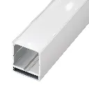 Perfil LED de superficie con opción colgante de 36,4 mm x 41,8 mm