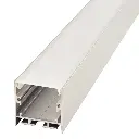 Perfil LED de superficie con opción colgante de 35 mm x 35 mm