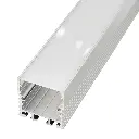 Perfil LED de superficie con opción colgante de 30 mm x 30 mm
