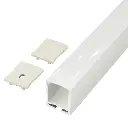 Perfil LED de superficie con opción colgante de 23,2 mm x 26,7 mm