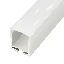 Perfil LED de superficie con opción colgante de 23,2 mm x 26,7 mm
