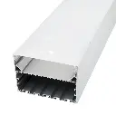 Perfil LED para instalar de forma suspendida de 100 mm x 70 mm