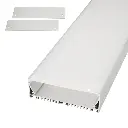 Perfil LED de superficie con opción colgante de 100,2 mm x 32 mm