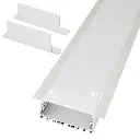 Perfil LED para empotrar de 90 mm x 32 mm