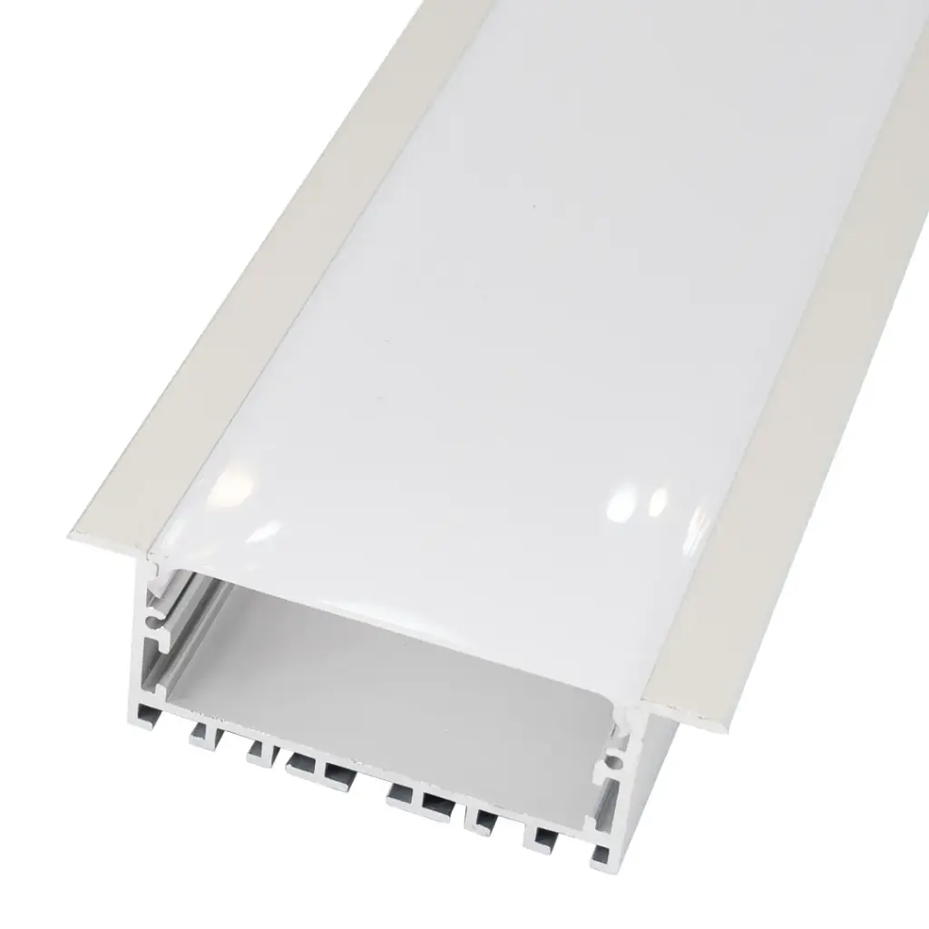 Perfil LED para empotrar de 90 mm x 32 mm