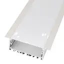 Perfil LED para empotrar de 90 mm x 32 mm