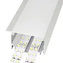 Perfil LED empotrable en techos o paredes de 69,6 mm x 32 mm