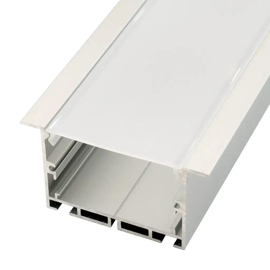 Perfil LED empotrable de 64,8 mm x 35 mm