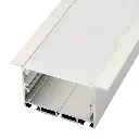 Perfil LED empotrable de 64,8 mm x 35 mm