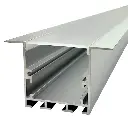 Perfil LED para empotrar o colgar de 56 mm x 35 mm