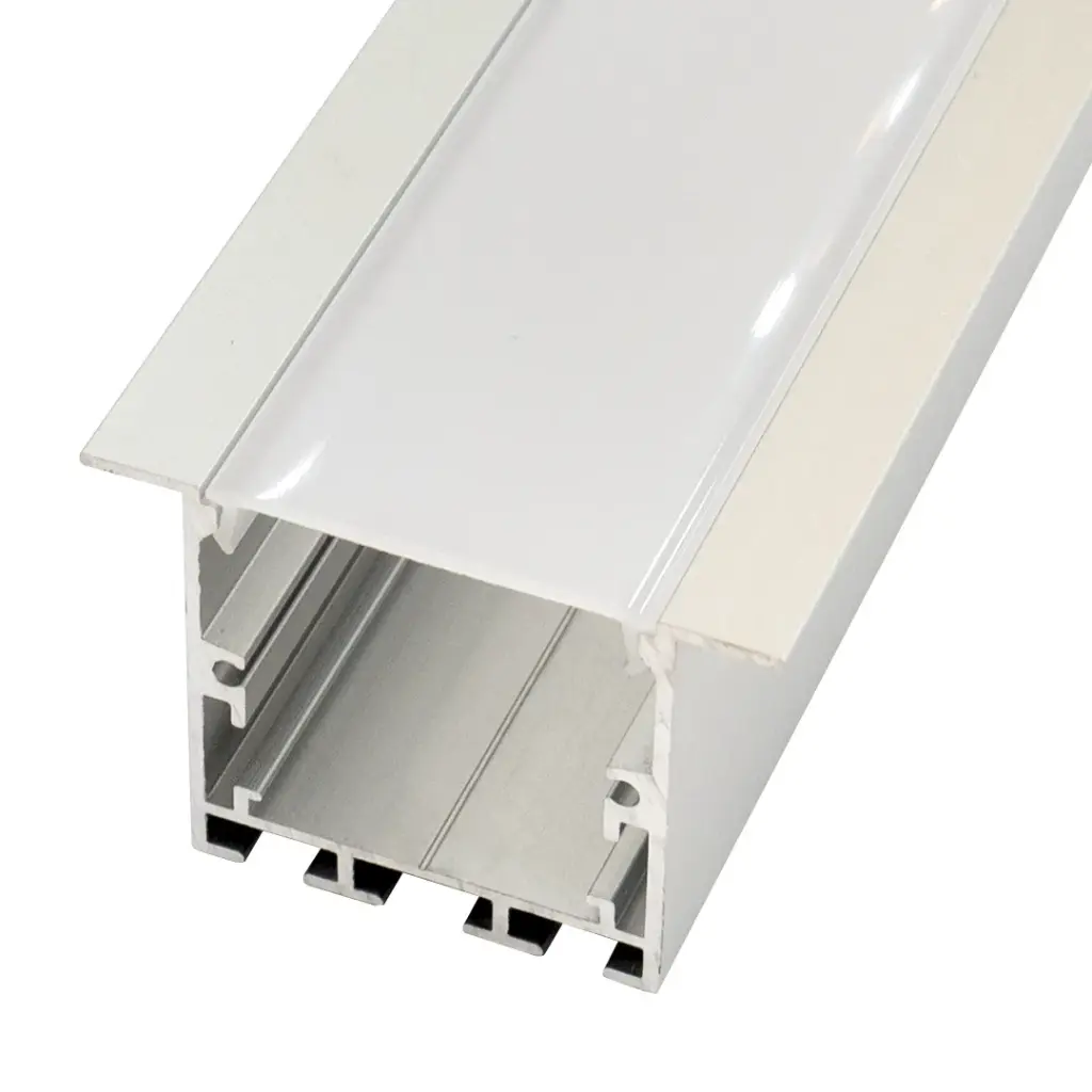 Perfil LED para empotrar en techos o paredes de 50 mm x 35 mm