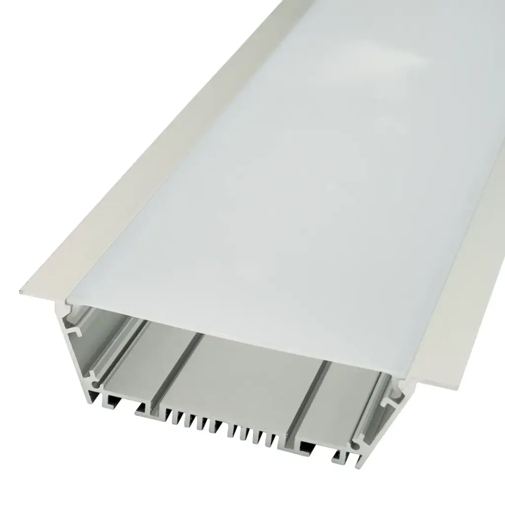 Perfil LED para empotrar de 125,15 mm x 35 mm