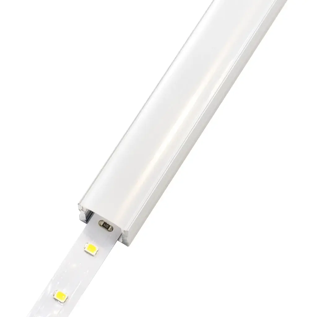 Perfil LED de superficie de 17 mm x 14,5 mm