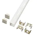Perfil LED de superficie de 17 mm x 14,5 mm