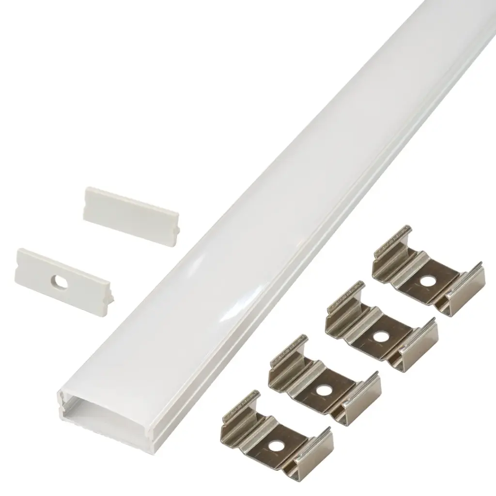 Perfil LED de superficie de 30 mm x 10 mm