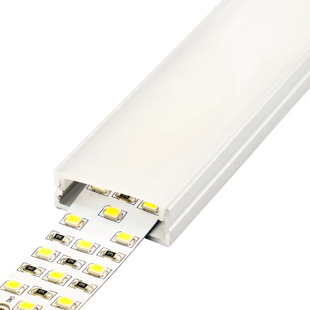 Perfil LED de superficie de 30 mm x 10 mm