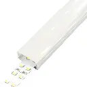 Perfil LED de superficie de 23,4 mm x 9,7 mm