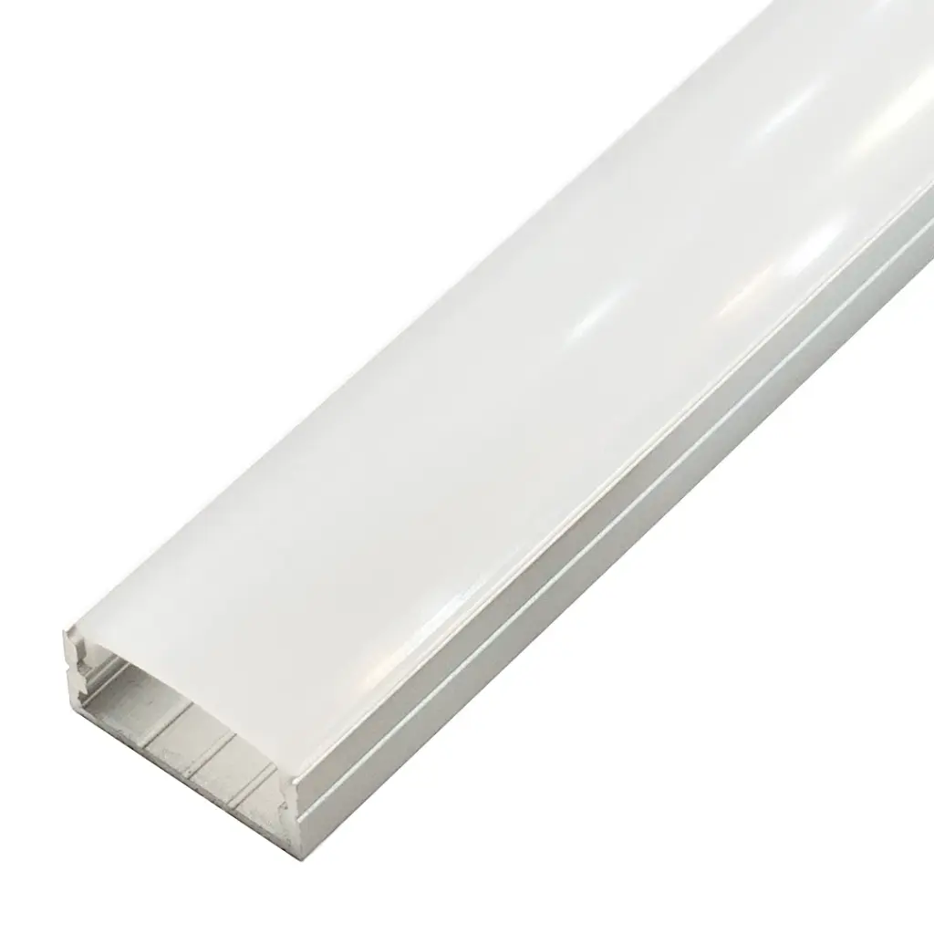 Perfil LED de superficie de 23,4 mm x 9,7 mm