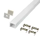 Perfil LED de superficie de 20 mm x 15 mm