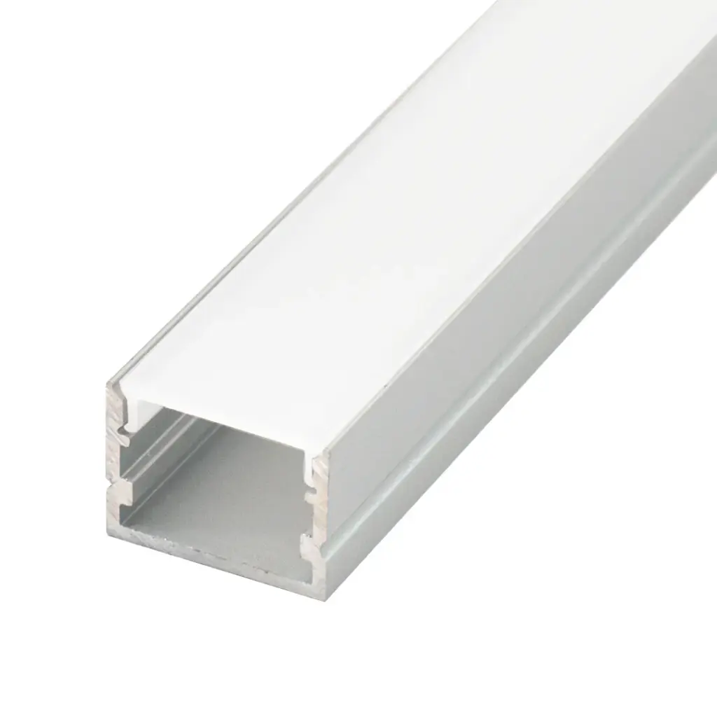 Perfil LED de superficie de 20 mm x 15 mm