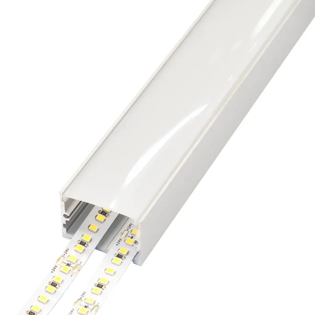 Perfil LED de superficie de 35,3 mm x 25 mm
